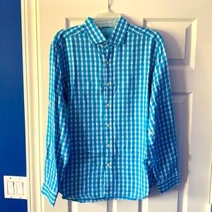 Robert Graham Gingham Shirt Size L